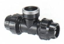 Produktbild: Plassim T-St&uuml;ck 32x1"x32 IG PE-Trinkwasser-Rohre